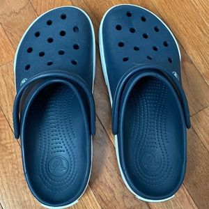 Navy Blue Crocs 8/10